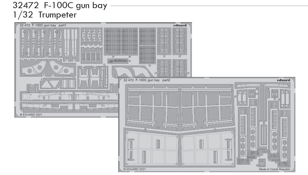 1/32 F-100C gun bay (TRUMPETER)