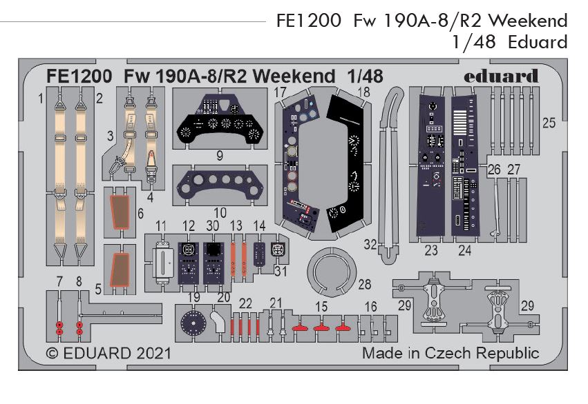 1/48 Fw 190A-8/R2 Weekend (EDUARD)