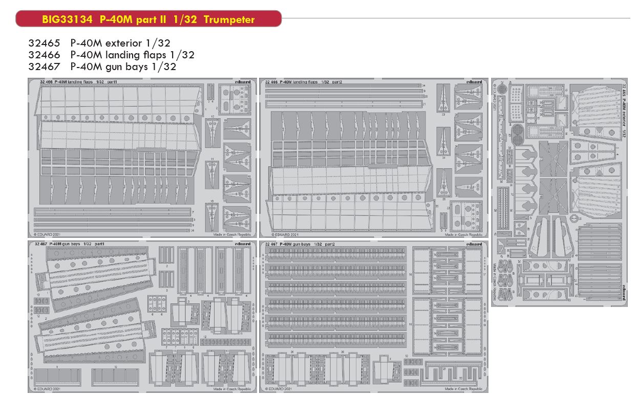 1/32 P-40M part II (TRU)