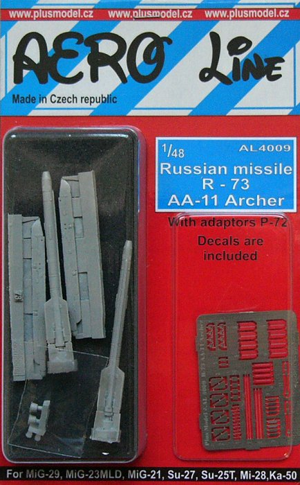 1/48 Russian missile R-73 AA-11 Archer