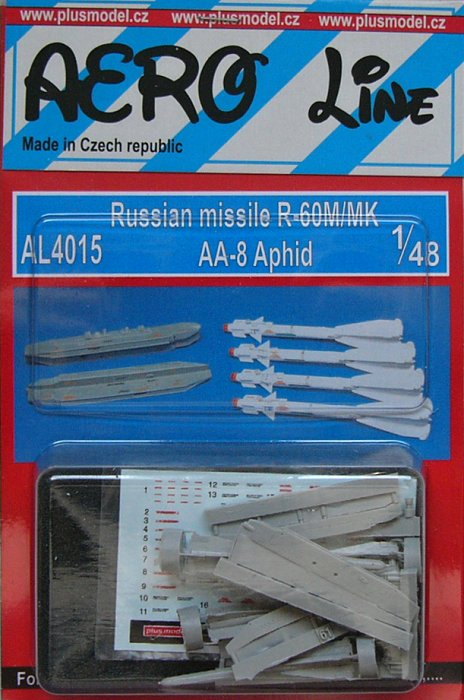 1/48 Russian missile R-60M/MK AA-8 Aphid