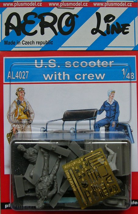 1/48 U.S. scooter with crew
