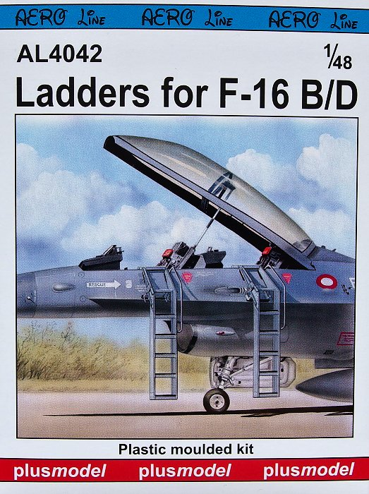 1/48 Ladder for F-16 B/D (plastic set)