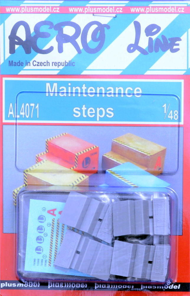 1/48 Maintenance steps (resin set & decals)
