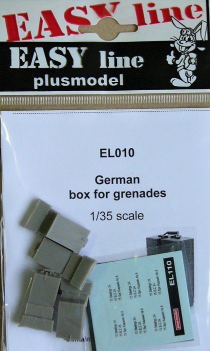 1/35 German box for grenades (4pcs.) EASY LINE