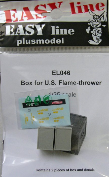 1/35 Box for US Flame-thrower (2 pcs.) EASY LINE