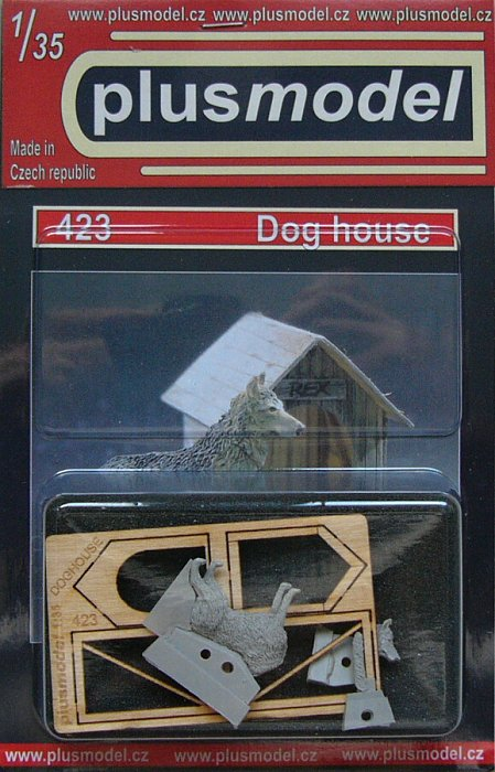 1/35 Dog house (incl. resin dog)