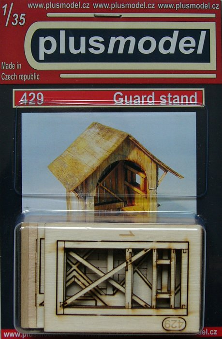 1/35 Guard stand (laser cut wood)