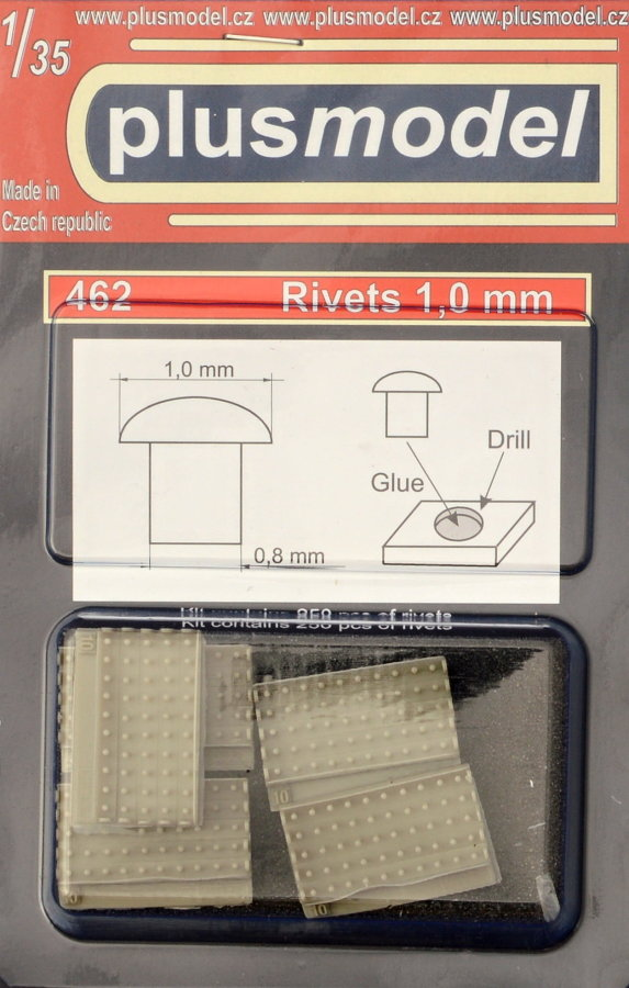 1/35 Rivets 1,0 mm (250 pcs.)