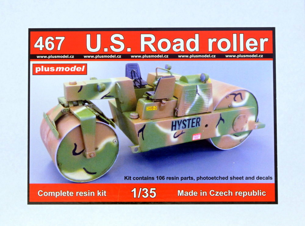 1/35 U.S. Road roller (complete resin kit)