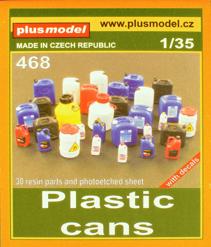 1/35 Plastic cans (resin set with PE & decals)