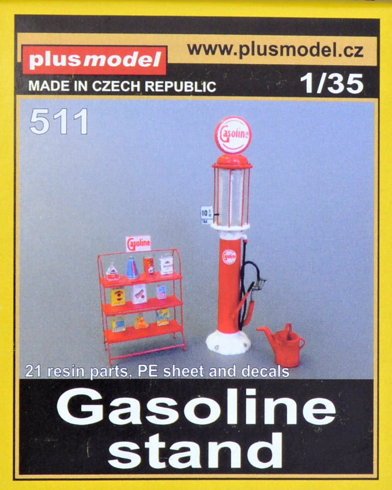 1/35 Gasoline stand (resin set, PE & decals)
