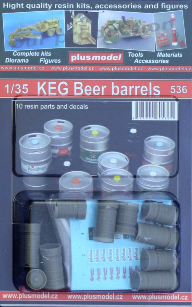 1/35 KEG beer barrels (10 pcs.)