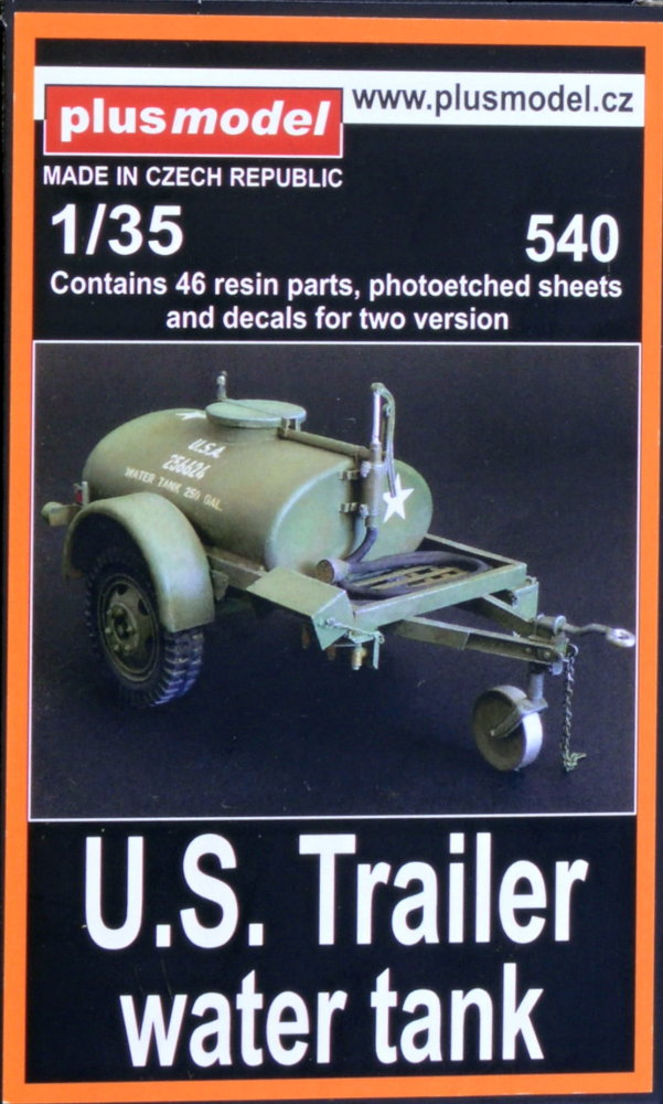 1/35 US Trailer water tank (complete resin kit)