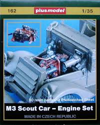 1/35 M3 Scout Car - Engine set