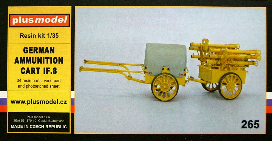 1/35 German ammunition cart If.8 (complete kit)