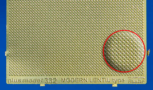 1/35 Engraved plate - Modern lentil (PE set)