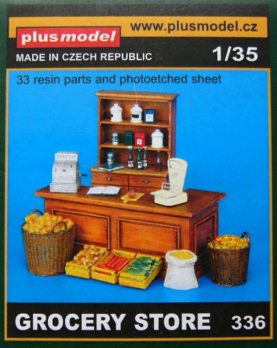1/35 Grocery Store (33 resin parts + PE set)