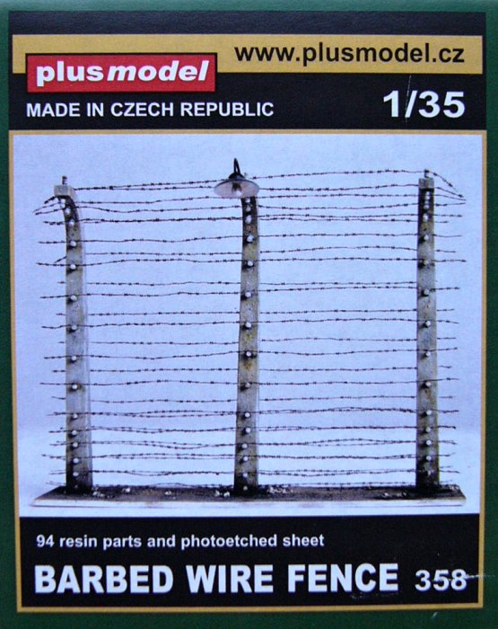 1/35 Barbed Wire Fence (94 resin parts, PE set)