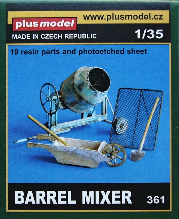 1/35 Barrel Mixer (19 resin parts&PE set)