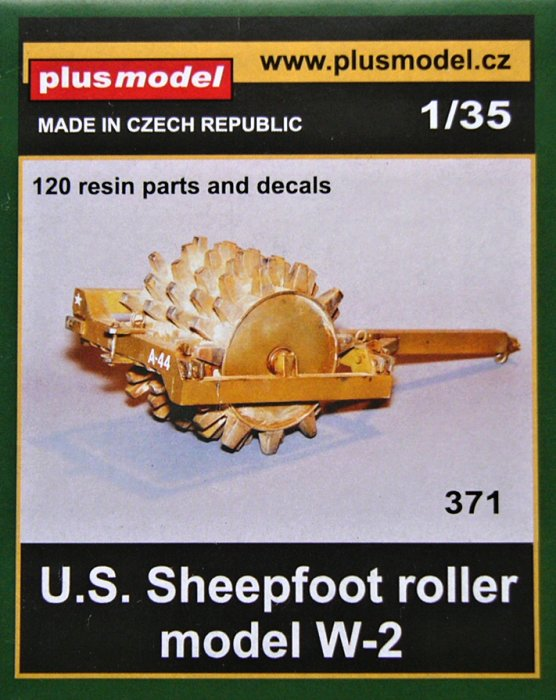 1/35 U.S. Sheepfoot roller model W-2