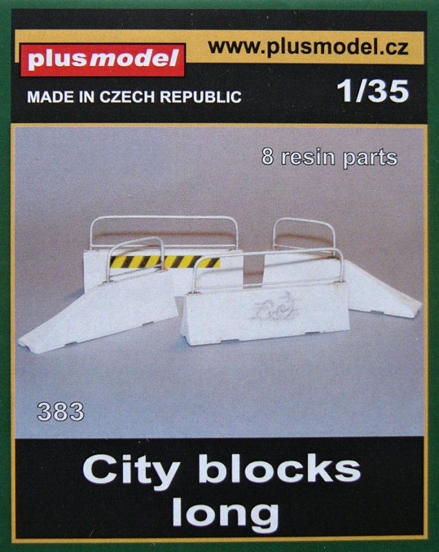 1/35 Concrete blocks - long (8 resin parts)