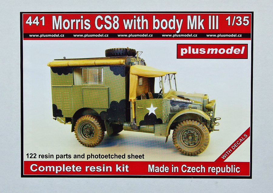 1/35 Morris CS8 with body Mk III (full resin kit)