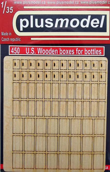 1/35 US Wooden boxes for bottles