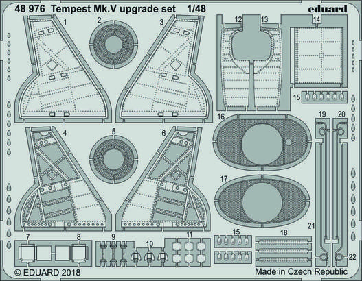 1/48 Tempest Mk.V upgrade set (EDUARD)
