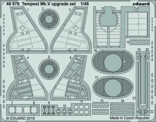 Fotografie 1/48 Tempest Mk.V upgrade set (EDUARD)
