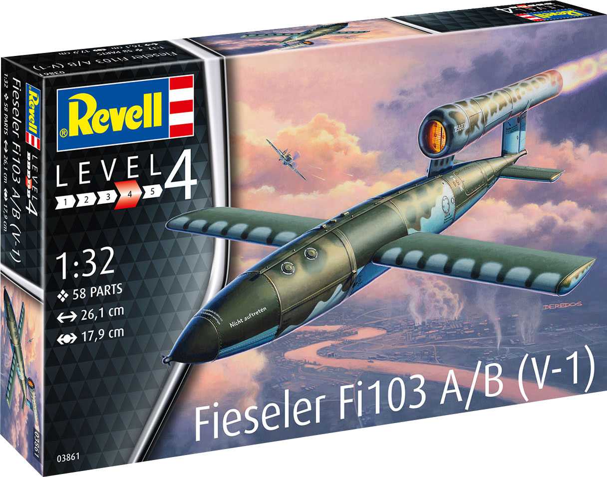 Fotografie Plastic ModelKit raketa 03861 - Fieseler Fi103 A/B V-1 (1:32)