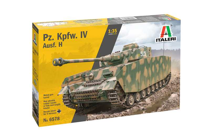 Model Kit tank 6578 - Pz. Kpfw. IV Ausf. H (1:35)