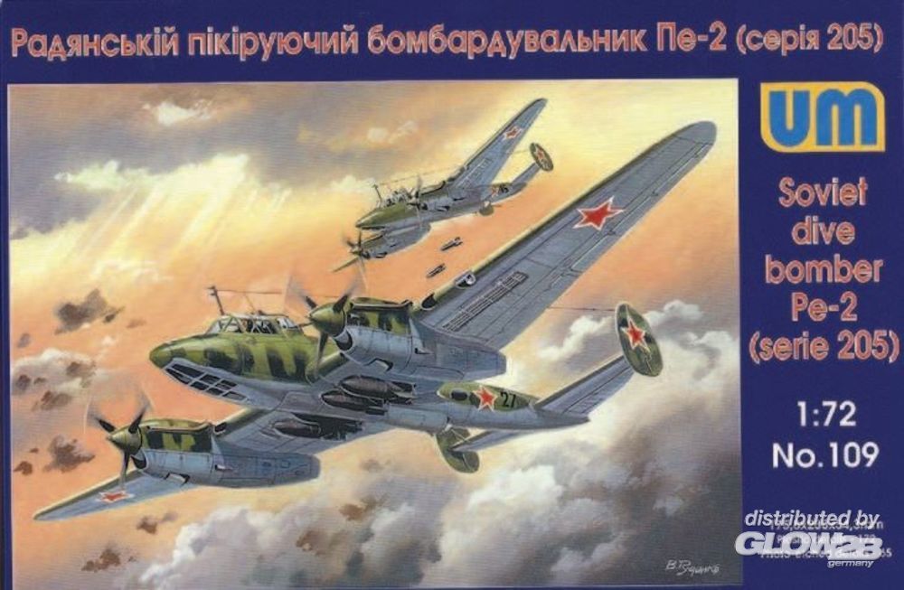 1/72 Pe-2 (serie 205) Soviet dive bomber