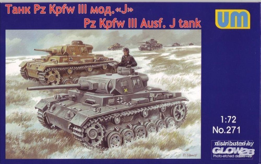 1/72 Pz Kpfw III Ausf.J tank