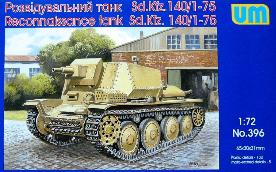 1/72 Reconnaissance tank Sd.Kfz 140/1-75