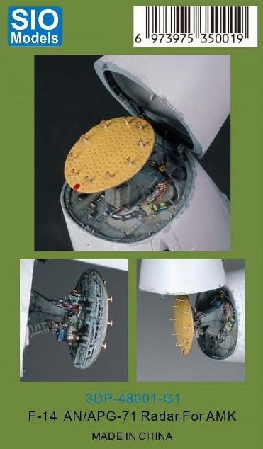 1/48 F-14 AN/APG-71 Radar for AMK