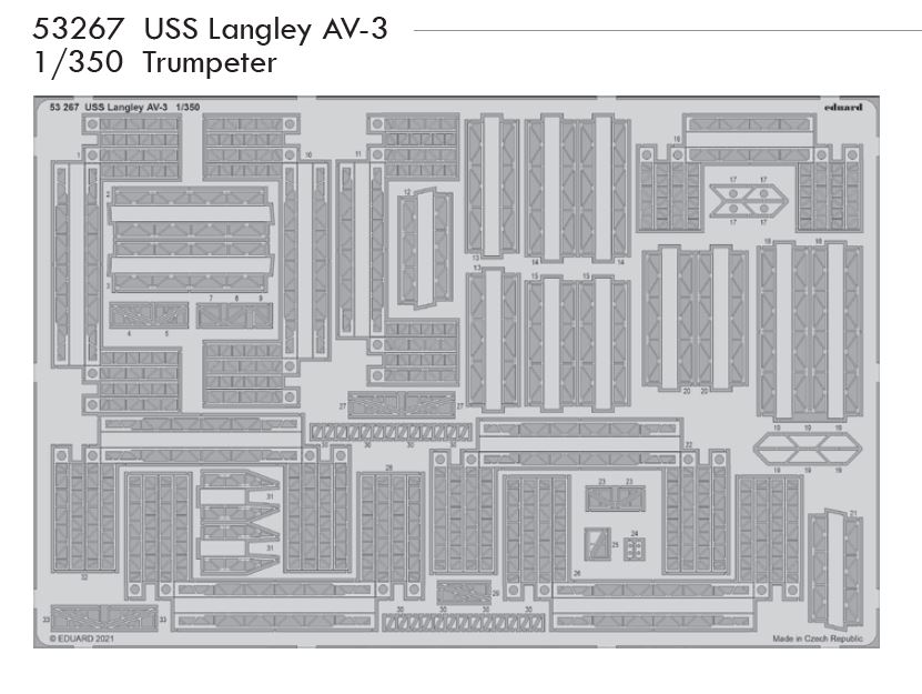 1/350 USS Langley AV-3 (TRUMPETER)