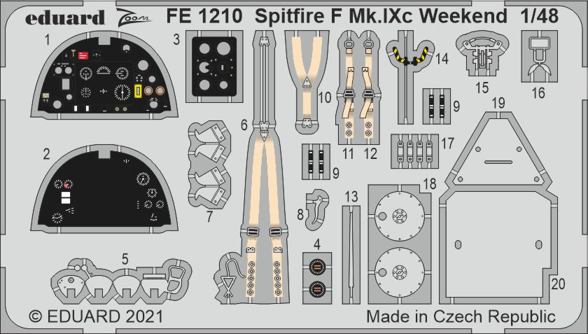 1/48 Spitfire F Mk.IXc Weekend (EDUARD)