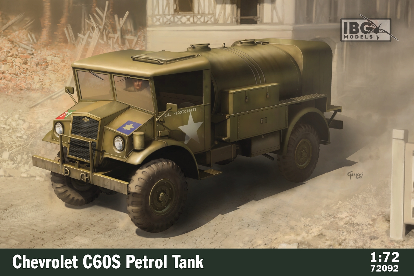 1/72 Chevrolet C60S Petrol Tank