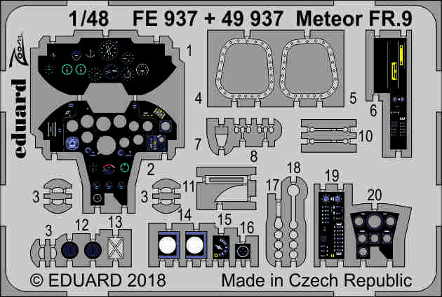 1/48 Meteor FR.9 interior (AIRFIX)