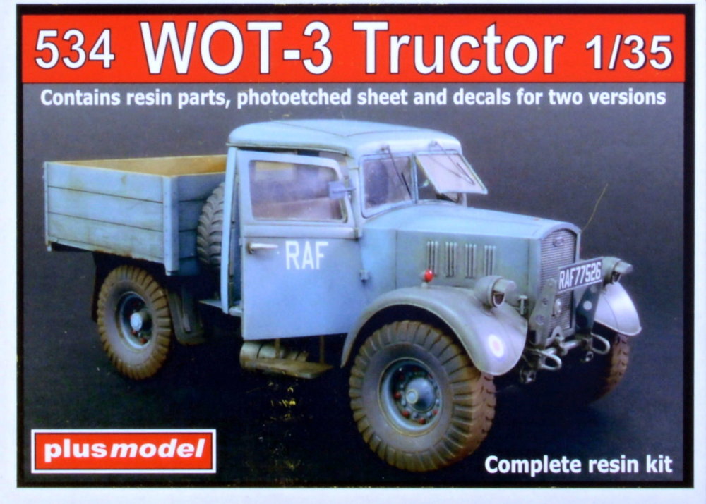 1/35 WOT-3 Tructor British WWII Truck (resin kit)