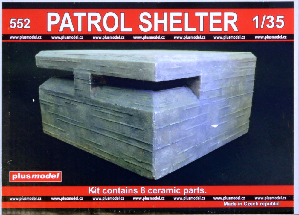 1/35 Patrol Shelter (8 ceramic parts)