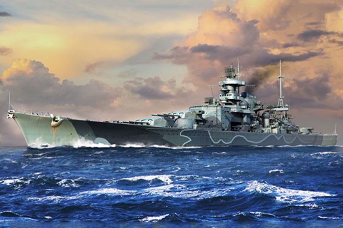 Fotografie 1/700 German Scharnhorst Battleship