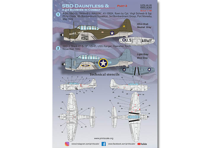 1/48 SBD Dauntless & A-24 Banshee in combat - Pt.3