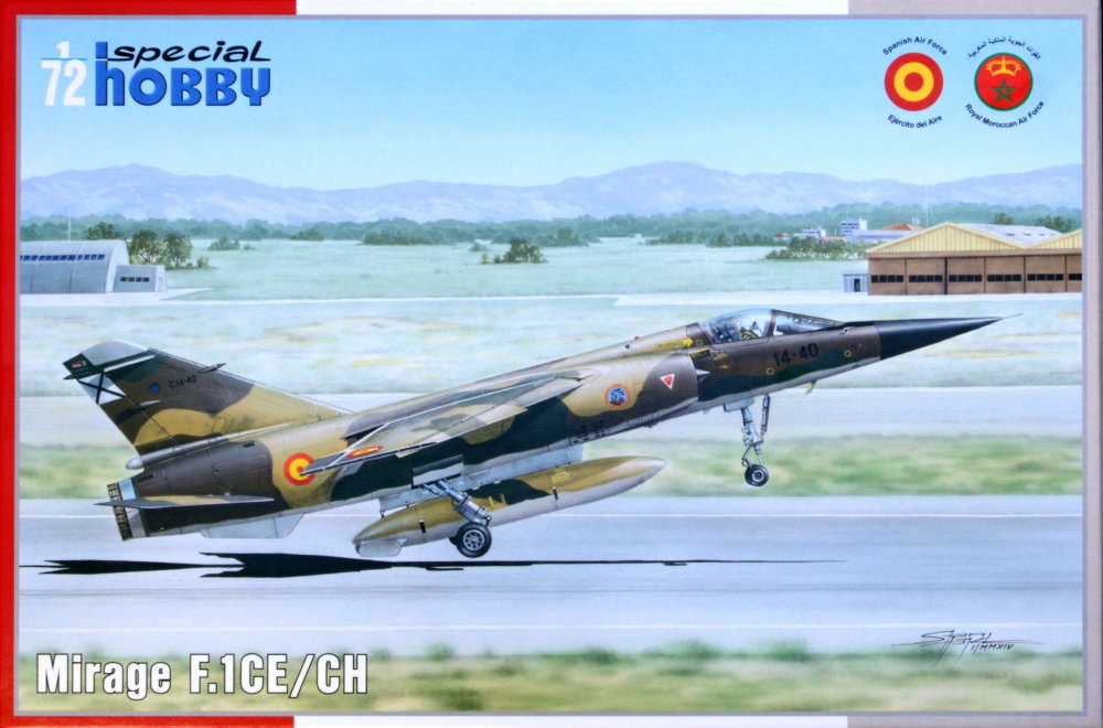 1/72 Mirage F.1CE/CH (5x camo)