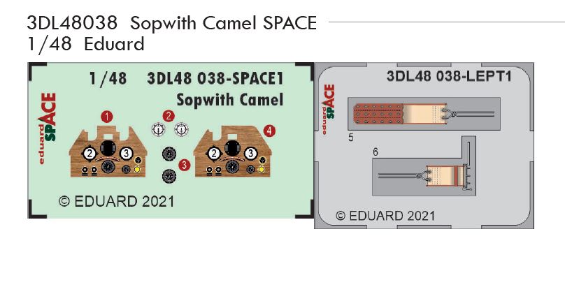 1/48 Sopwith Camel SPACE (EDUARD)
