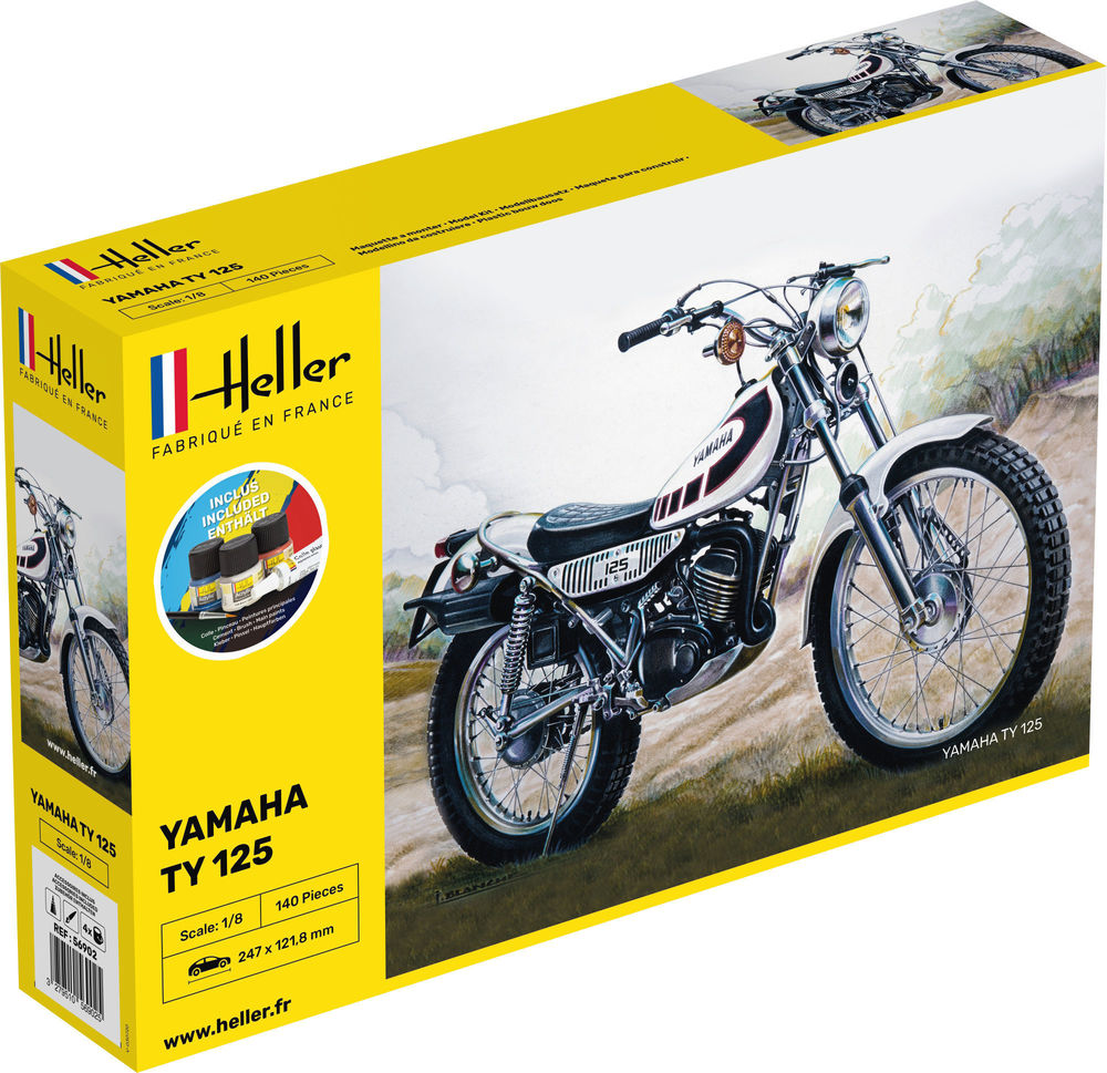 1/8 Yamaha TY 125 Bike - Starter Set