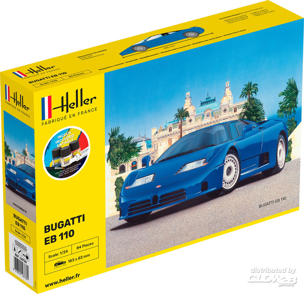 1/24 Bugatti EB 110 - Starter kit