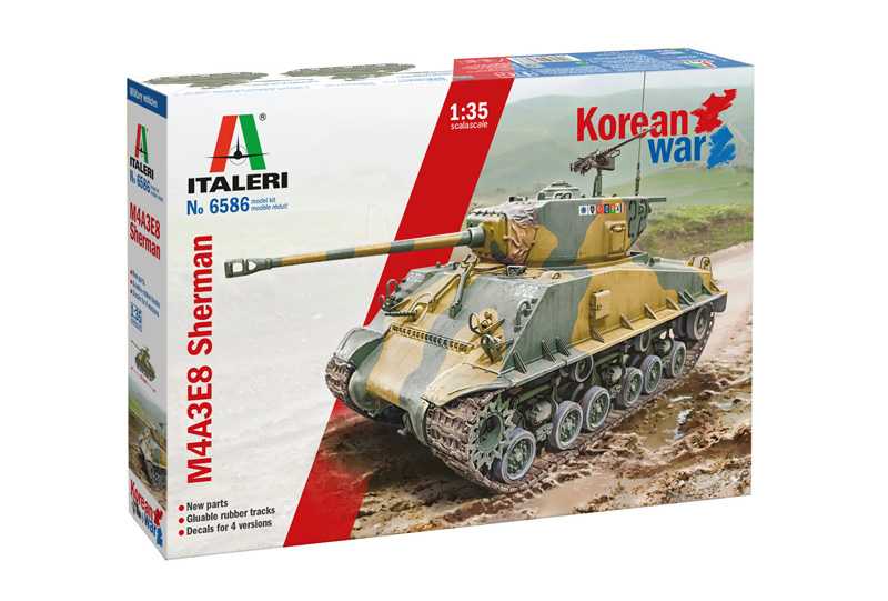 Model Kit tank 6586 - M4A3E8 Sherman Korean War (1:35)