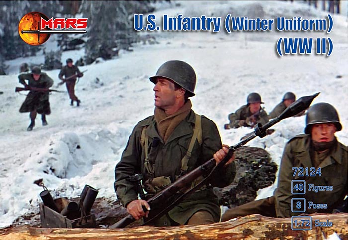 1/72 WWII U.S. Infantry (Winter Uniform)